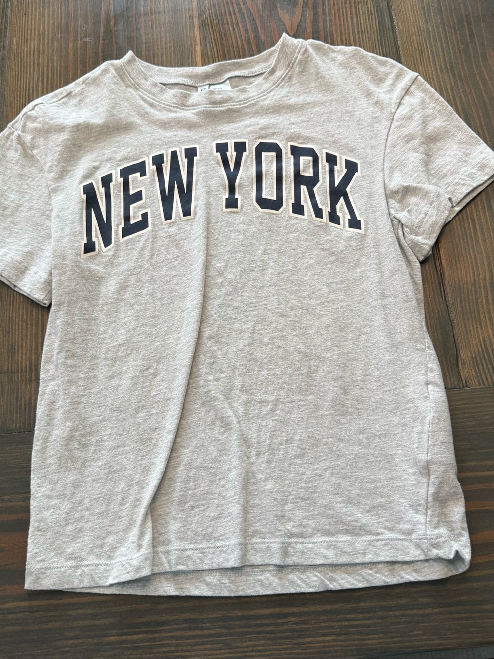 H&M Divided Light Gray New York Tee